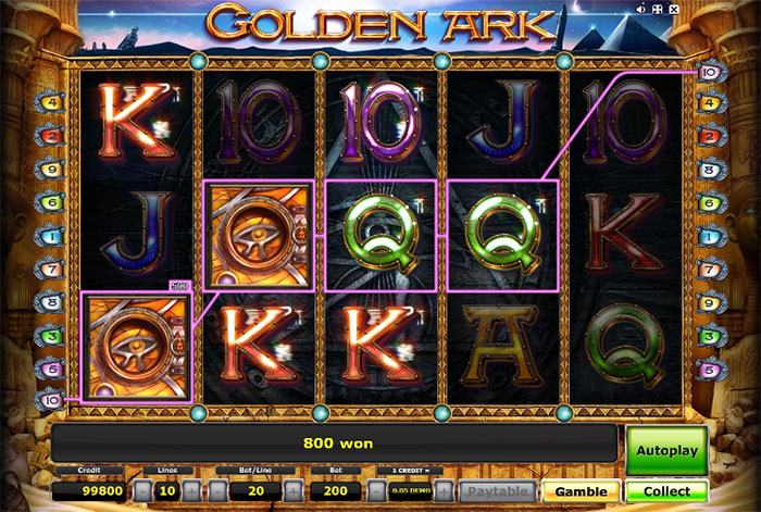 Игровой автомат Golden Ark играть онлайн. 